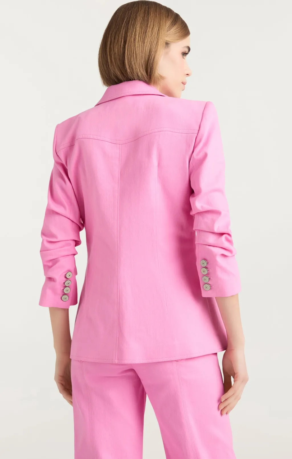 Cinq à Sept Heart Embroidery Louisa Blazer Flamingo Online