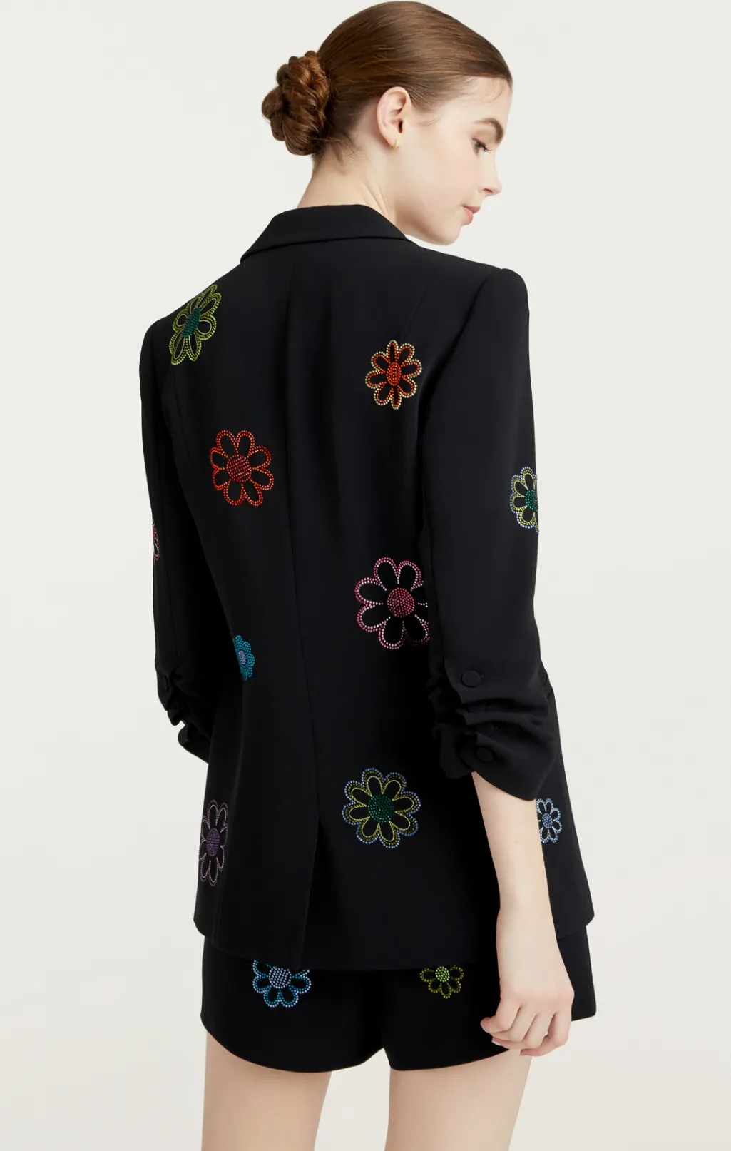 Cinq à Sept Heatset Daisies Khloe Blazer Black Best
