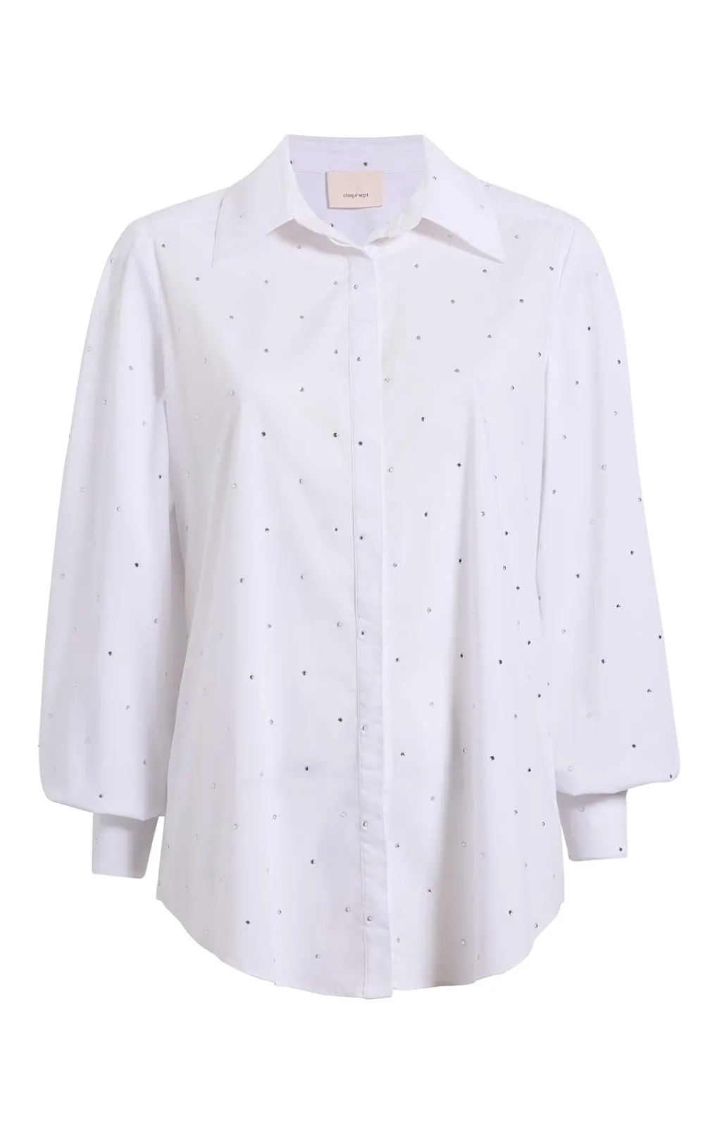 Cinq à Sept Heatset Rhinestone Ditsy Kandice White Online
