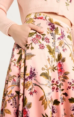 Cinq à Sept Hilda Skirt SoftPinkMulti Discount