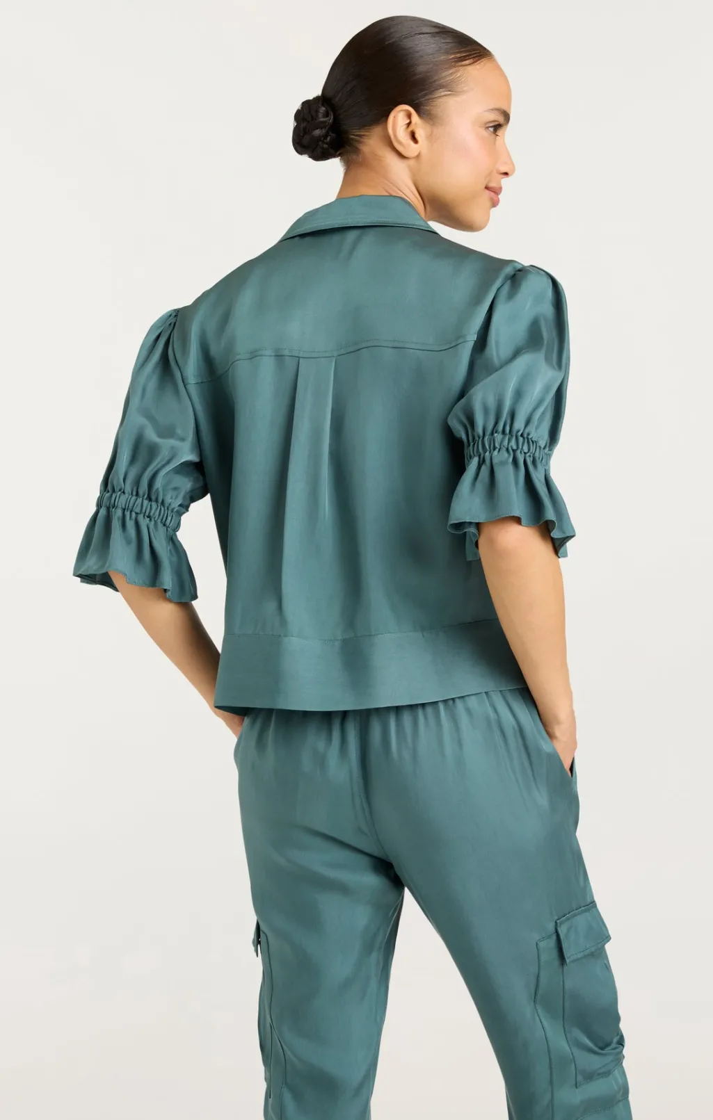Cinq à Sept Holly Jacket GreenOnyx Sale