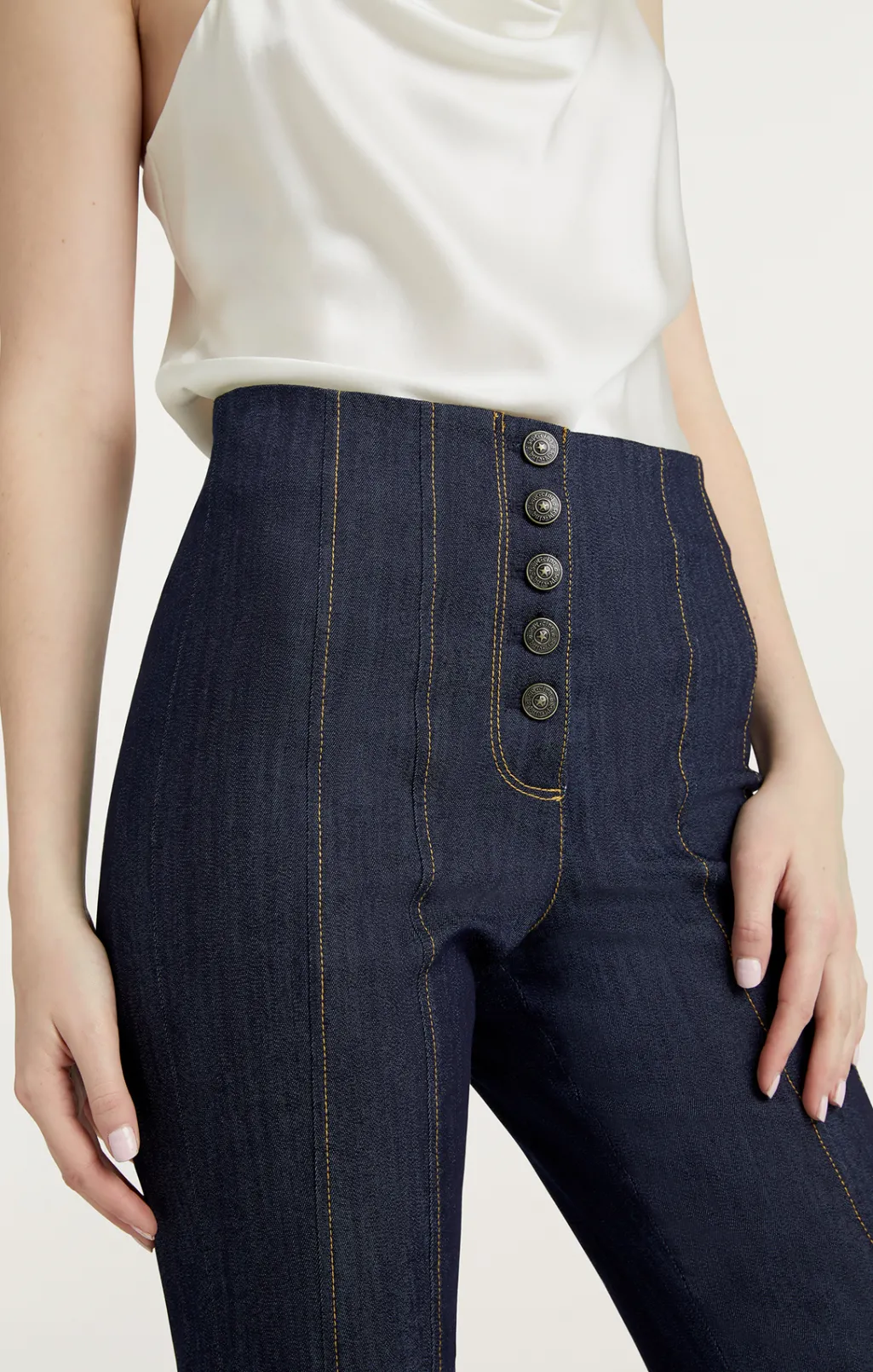 Cinq à Sept Carolina Pant Indigo Sale