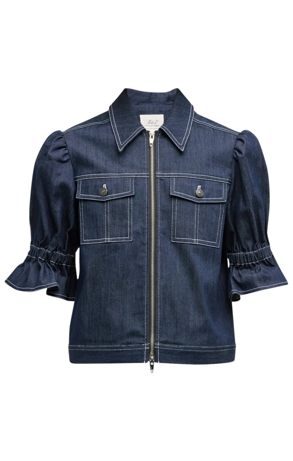 Cinq à Sept Indigo Holly Jacket Indigo/White Best
