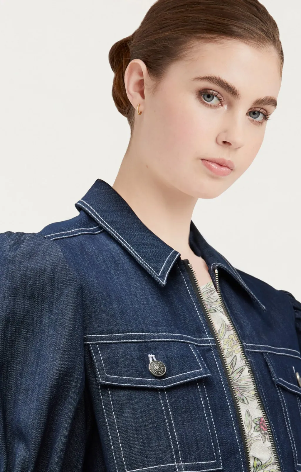 Cinq à Sept Indigo Holly Jacket Indigo/White Best