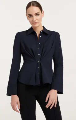 Cinq à Sept Isabelle Top Navy New