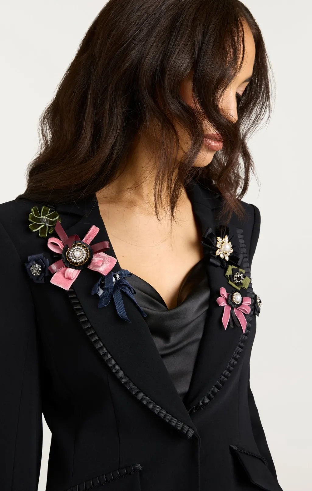 Cinq à Sept Jaden Blazer Black/Multi Discount