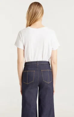 Cinq à Sept J'adore Soho Tee White/black Outlet