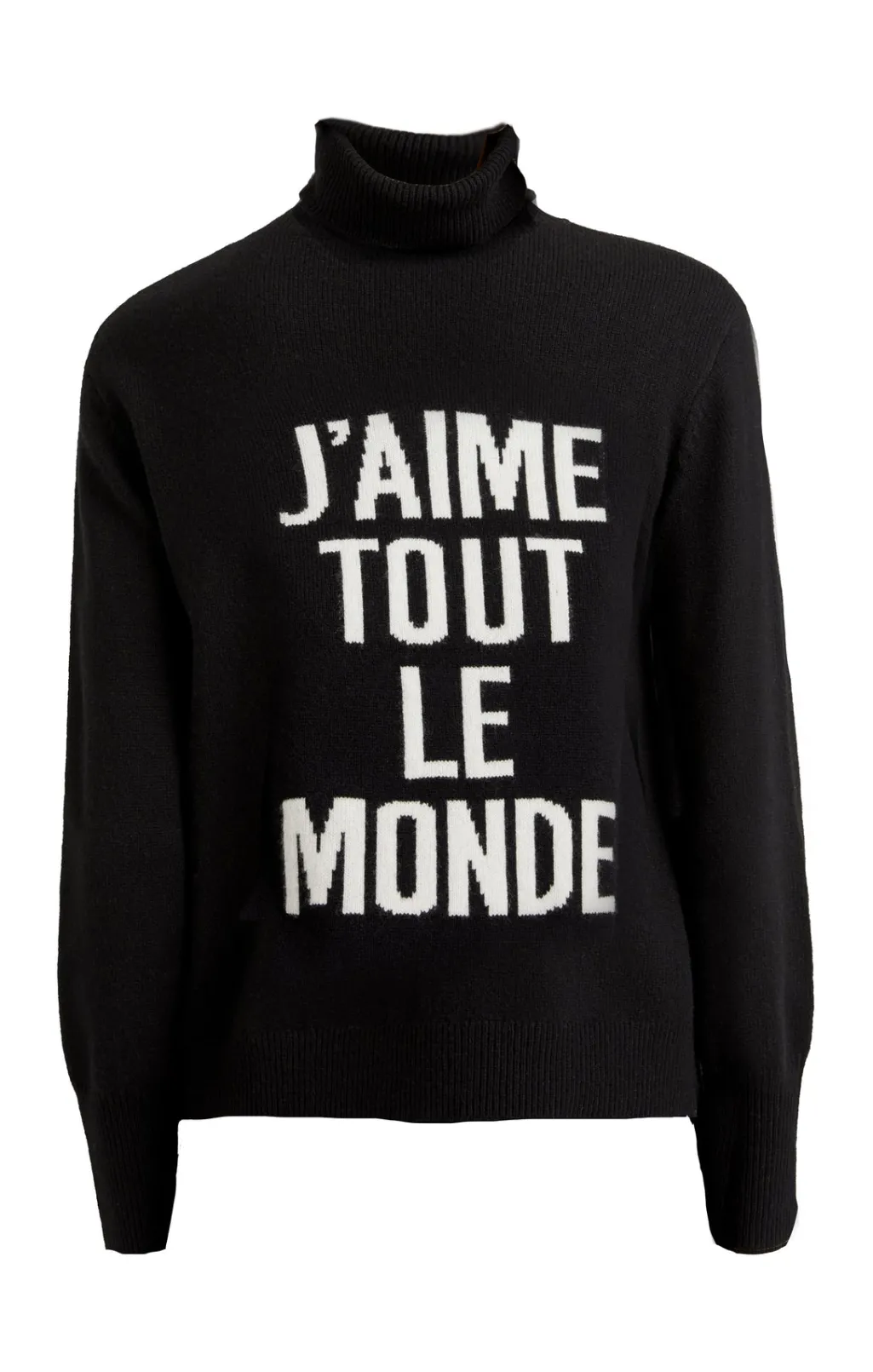 Cinq à Sept J'aime Tout Le Monde Turtleneck Black-white Best