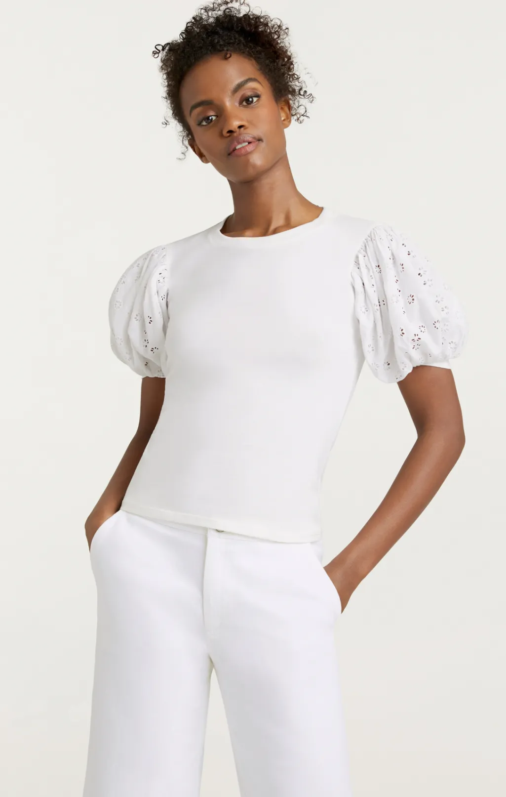 Cinq à Sept Janit Top White New