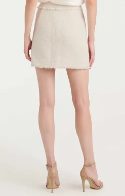Cinq à Sept Jaycie Skirt Gardenia Outlet