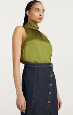 Cinq à Sept Jaylee Top Moss Online