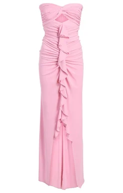 Cinq à Sept Jenna Gown Carnation Hot