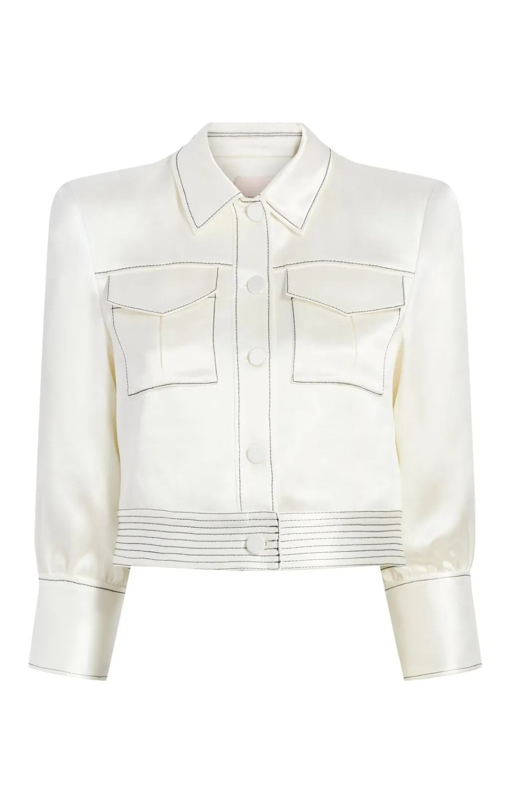 Cinq à Sept Jenson Jacket Ivory/black Clearance