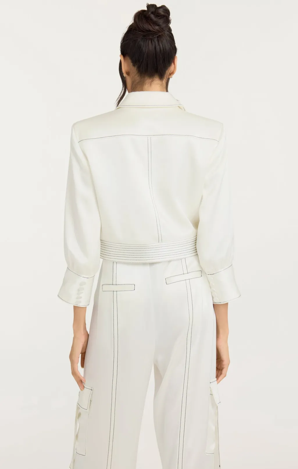 Cinq à Sept Jenson Jacket Ivory/black Clearance
