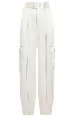 Cinq à Sept Jenson Pant Ivory/Black Best