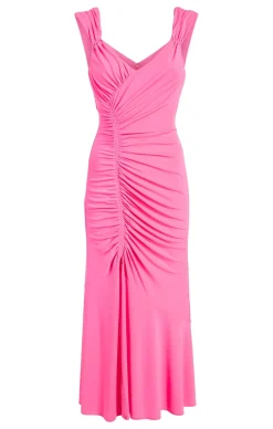 Cinq à Sept Julieta Dress ElectricPink Sale