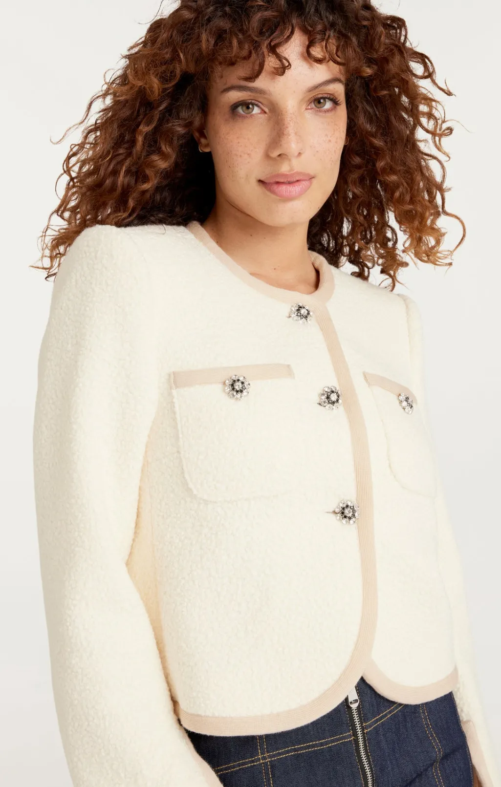 Cinq à Sept Junia Jacket Ivory Best