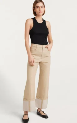 Cinq à Sept Kaia Pant Khaki New