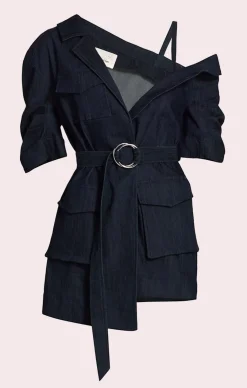 Cinq à Sept Katie Jacket Indigo Outlet