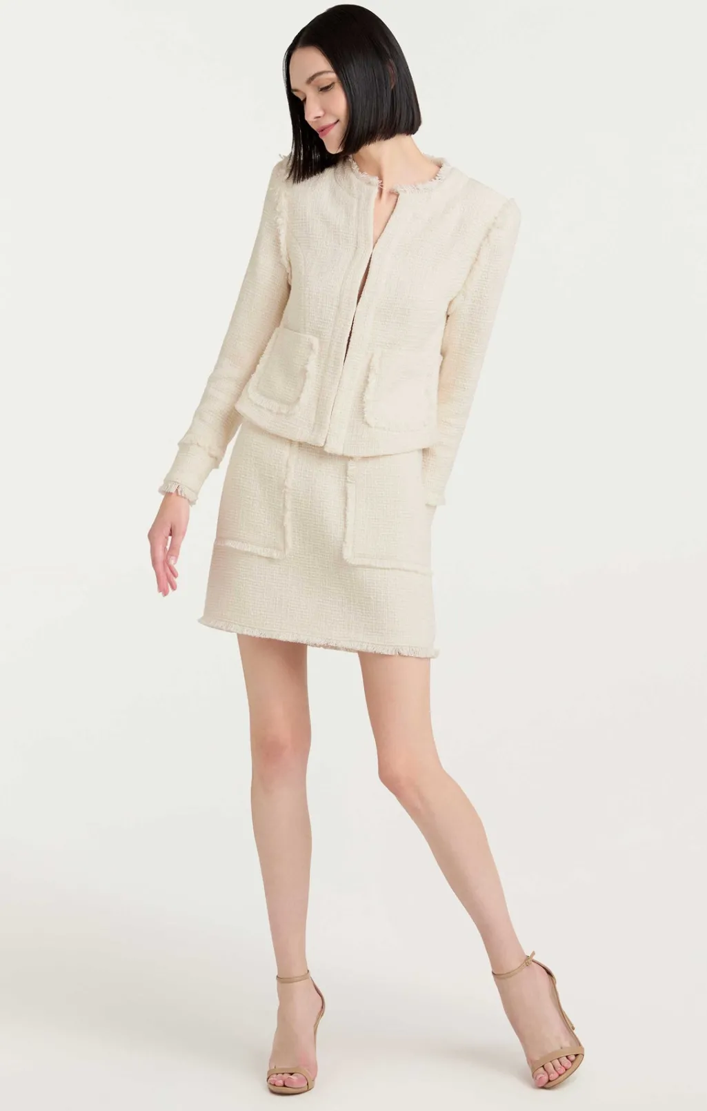 Cinq à Sept Keegan Jacket Gardenia Hot
