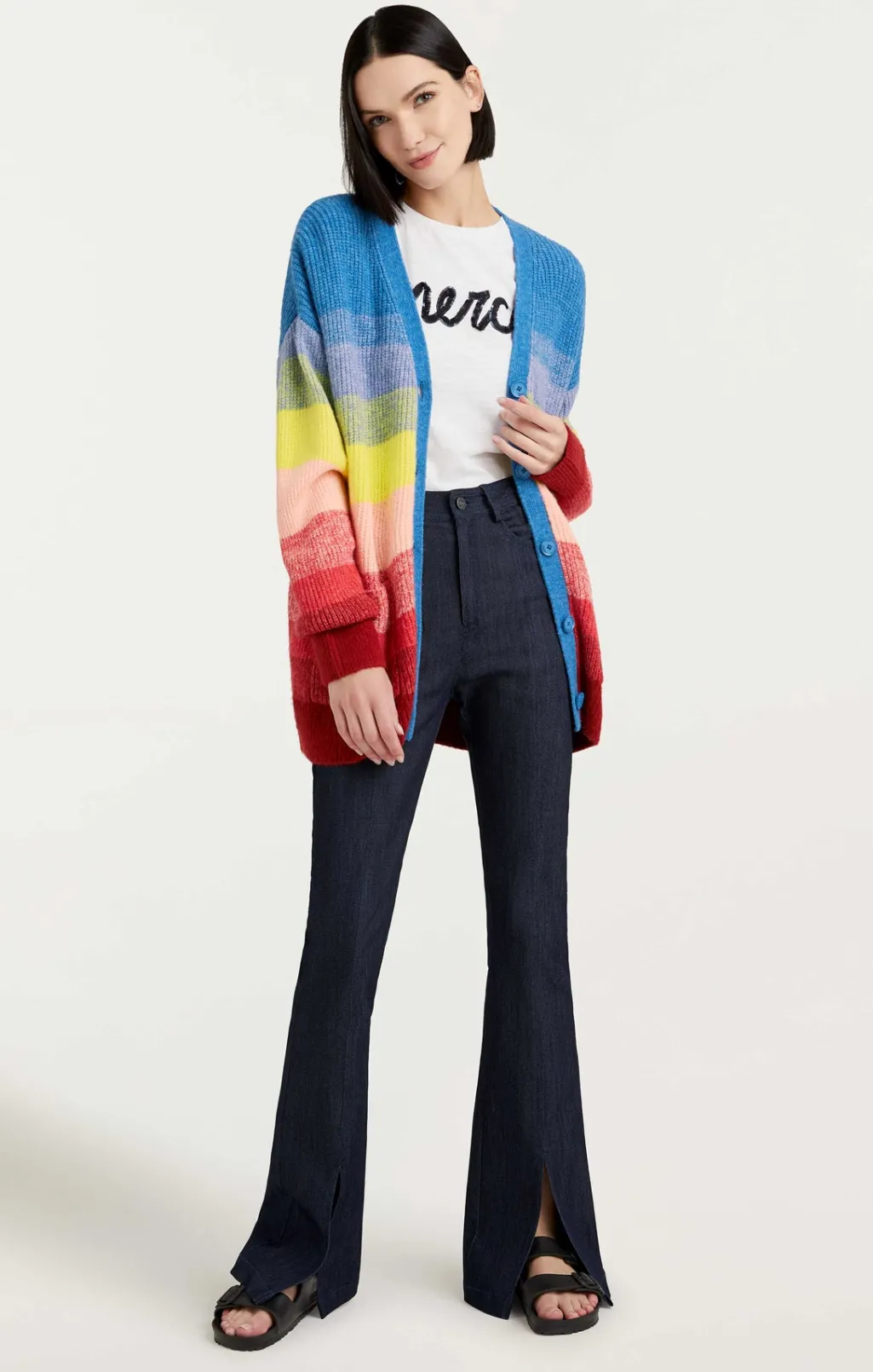 Cinq à Sept Kensley Cardigan Rainbow Clearance