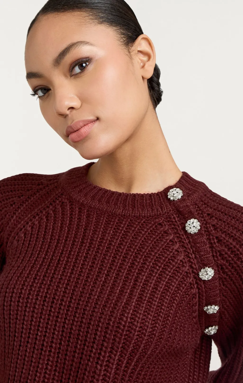 Cinq à Sept Keren Pullover Oxblood
