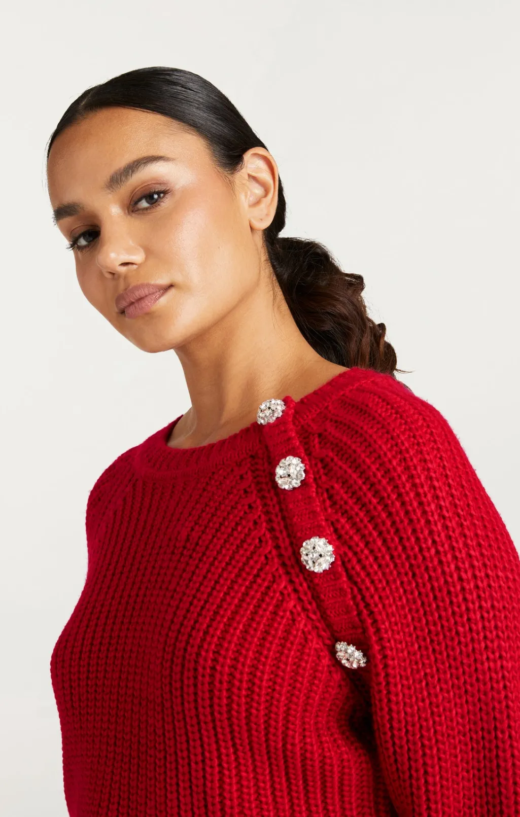 Cinq à Sept Keren Pullover RedCurrant Clearance