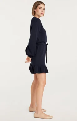 Cinq à Sept Kiana Dress Navy Clearance