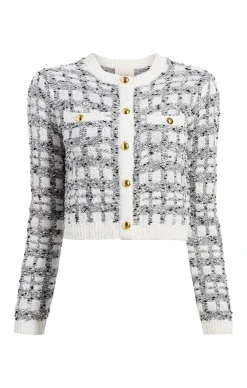 Cinq à Sept Kori Cardigan Black/white