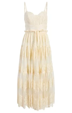Cinq à Sept Lana Dress Gardenia Clearance