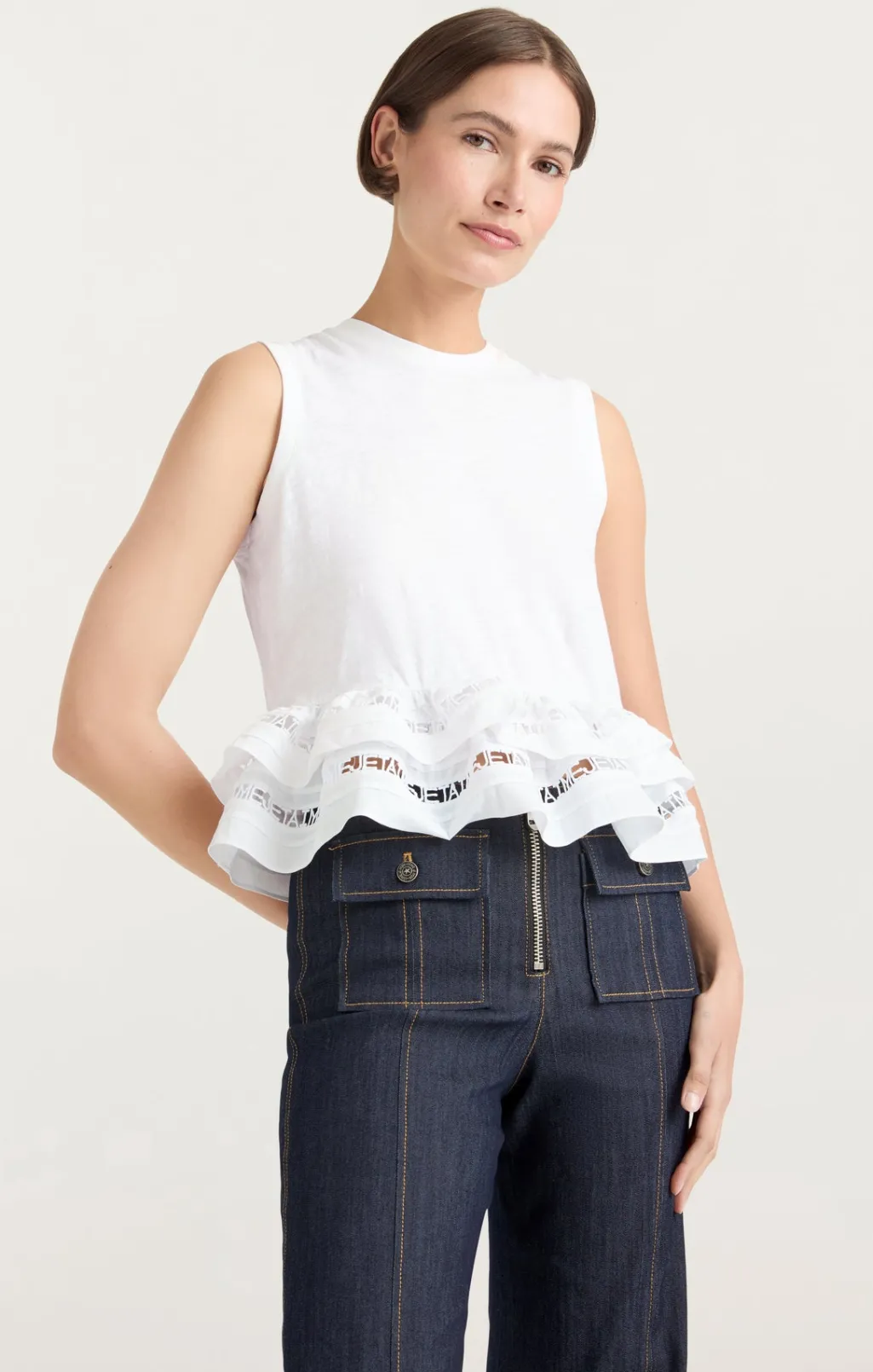 Cinq à Sept Landri Top White Best