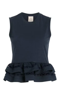 Cinq à Sept Landri Top Navy Hot