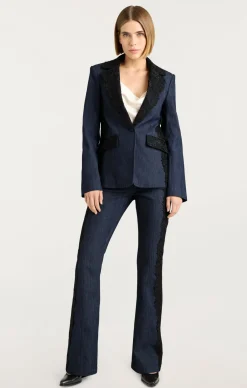 Cinq à Sept Laney Jacket Indigo Best