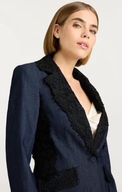 Cinq à Sept Laney Jacket Indigo Best
