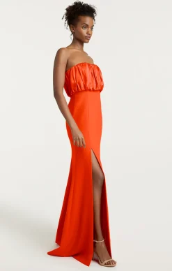 Cinq à Sept Laurence Gown CherryTomato Outlet