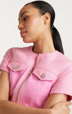 Cinq à Sept Layla Dress Flamingo New