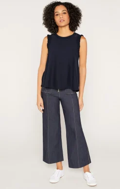 Cinq à Sept Lenore Top Navy Online