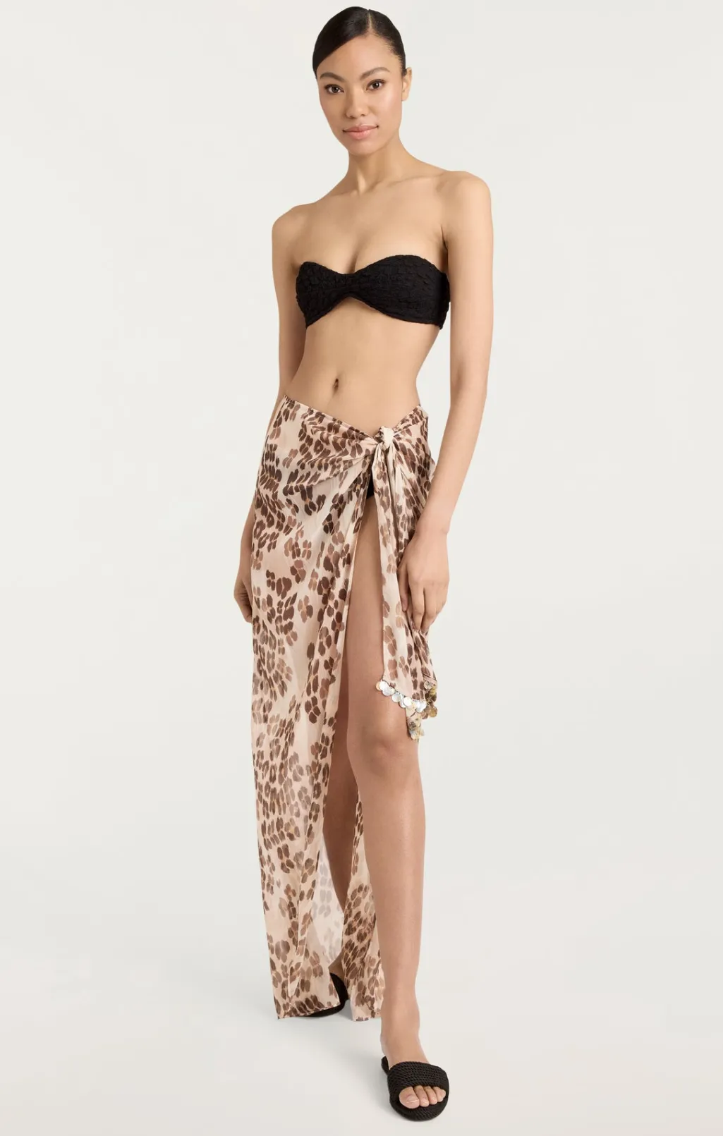 Cinq à Sept Leopard Janessa Sarong AlabasterMulti Online