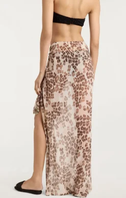 Cinq à Sept Leopard Janessa Sarong AlabasterMulti Online