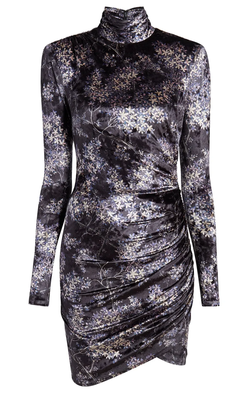 Cinq à Sept Lilac Floral Marlene Dress BlackMulti New