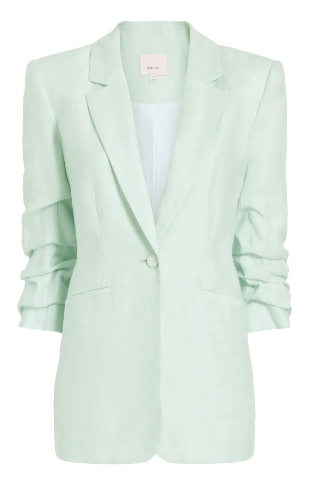 Cinq à Sept Linen Kylie Blazer MintyDelight Sale