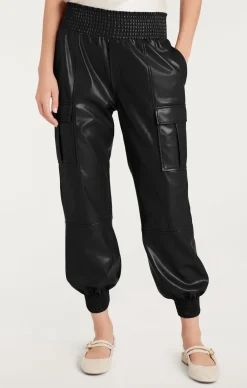 Cinq à Sept Lite Vegan Leather Jenning Pants Black Outlet