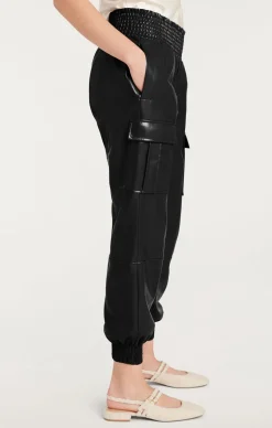 Cinq à Sept Lite Vegan Leather Jenning Pants Black Outlet