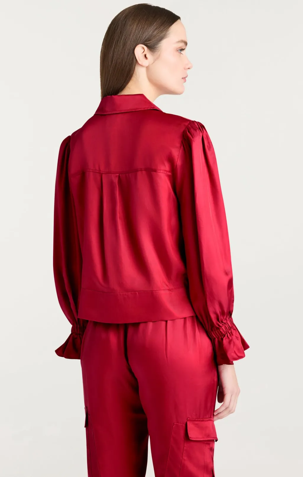 Cinq à Sept Long Sleeve Holly Jacket RedCurrant Discount
