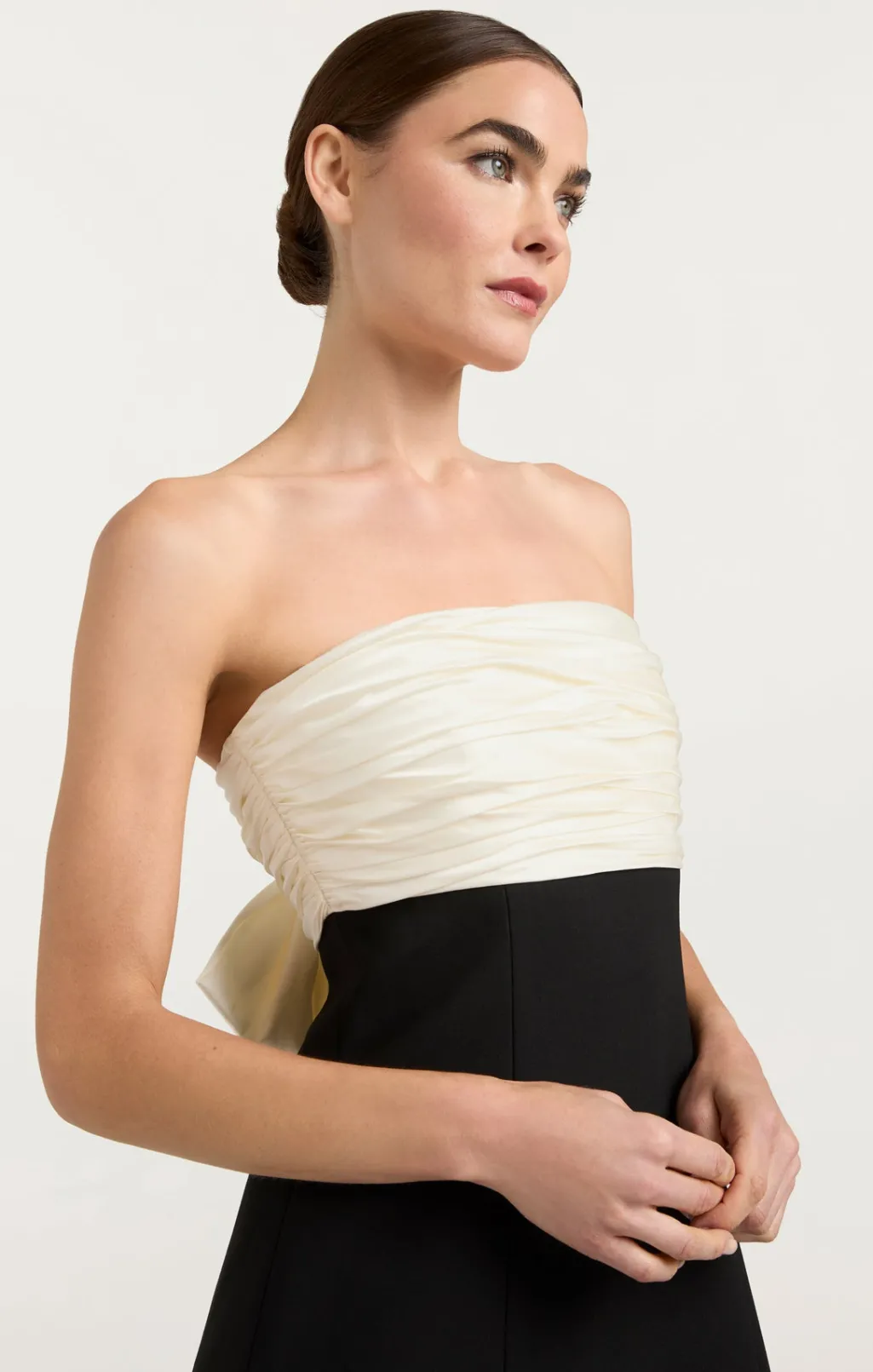 Cinq à Sept Lorella Gown Black/ivory Outlet