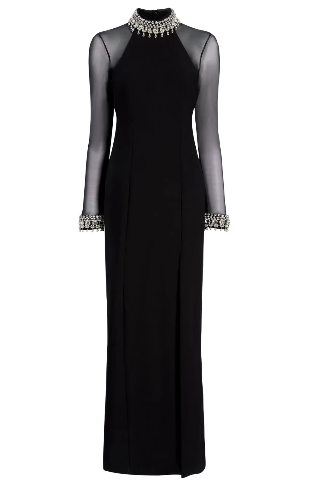 Cinq à Sept Loretta Gown Black/Silver Hot