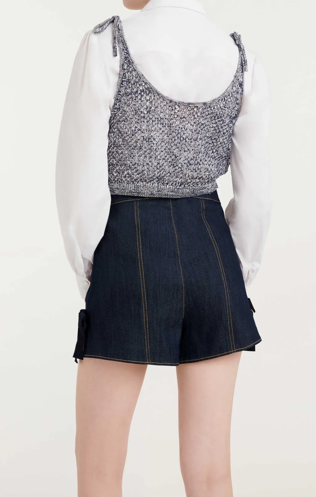 Cinq à Sept Lou Short Indigo Hot