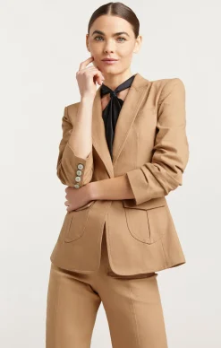 Cinq à Sept Louisa Jacket Sahara Sale