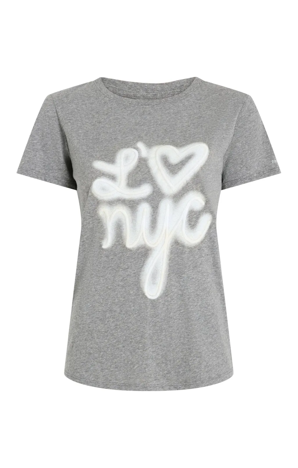 Cinq à Sept Love NYC Tee HeatherGrey/white Discount