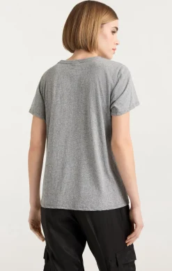 Cinq à Sept Love NYC Tee HeatherGrey/white Discount